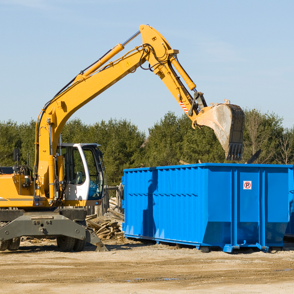 can i choose the location where the residential dumpster will be placed in Brush Prairie WA